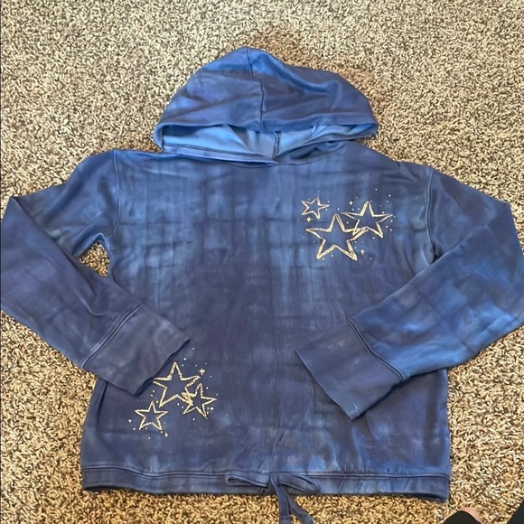 SO Other - SO Blue Kids Hoodie with Star Accents